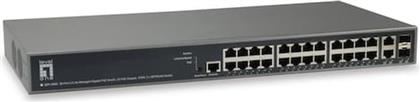 LEVELONE GEP-2682 NETWORK SWITCH MANAGED L3 GIGABIT ETHERNET (1000 MBPS) POE SUPPORT LEVEL ONE