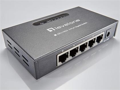 LEVELONE GEU-0523 NETWORK SWITCH UNMANAGED GIGABIT ETHERNET (1000 MBPS) LEVEL ONE