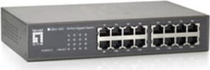 LEVELONE GEU-1621 NETWORK SWITCH UNMANAGED L2 GIGABIT ETHERNET (1000 MBPS) 16X GE PORTS LEVEL ONE