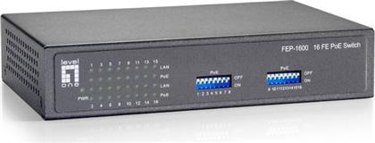 FEP-1600W90 NETWORK SWITCH FAST ETHERNET (100 MBPS) POE SUPPORT LEVELONE