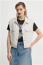 ΑΜΑΝΙΚΟ ΜΠΟΥΦΑΝ SHRUNKEN 90S VEST ΧΡΩΜΑ: ΜΠΕΖ, 001W2 LEVIS