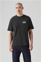 ΑΝΔΡΙΚΟ T-SHIRT ΜΕ ΛΟΓΟΤΥΠΟ ΚΑΙ LETTERING RELAXED FIT - 873730260 ΜΑΥΡΟ LEVIS από το NOTOS