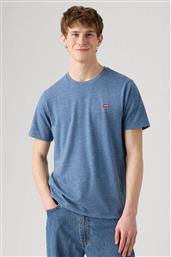 ΑΝΔΡΙΚΟ T-SHIRT ΜΟΝΟΧΡΩΜΟ ΜΕ ΛΟΓΟΤΥΠΟ ΣΤΟ ΣΤΗΘΟΣ STANDRAD FIT - 566050288 ΜΠΛΕ ΑΝΟΙΧΤΟ LEVIS
