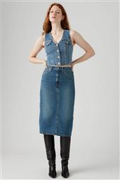 ΓΥΝΑΙΚΕΙΑ MIDI ΦΟΥΣΤΑ DENIM ΨΗΛΟΜΕΣΗ ΠΕΝΤΑΤΣΕΠΗ SLIM FIT - 001VH0006 DENIM BLUE LEVIS