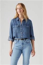 ΓΥΝΑΙΚΕΙΟ DENIM ΠΟΥΚΑΜΙΣΟ ΜΕ ΤΣΕΠΕΣ STANDARD FIT ''DOREEN UTILITY'' - A74670009 DENIM BLUE LEVIS