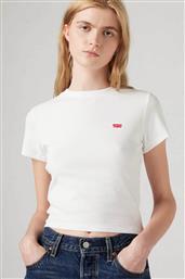 ΓΥΝΑΙΚΕΙΟ T-SHIRT CROPPED ΜΕ ΛΟΓΟΤΥΠΟ SLIM FIT ''ESSENTIAL SPORTY'' - A74190013 ΛΕΥΚΟ LEVIS