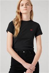 ΓΥΝΑΙΚΕΙΟ T-SHIRT CROPPED ΜΕ ΛΟΓΟΤΥΠΟ SLIM FIT ''ESSENTIAL SPORTY'' - A74190014 ΜΑΥΡΟ LEVIS