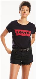 ΓΥΝΑΙΚΕΙΟ T-SHIRT ΜΑΥΡΟ ''THE PERFECT TEE'' - 1736902-01 ΜΑΥΡΟ LEVIS