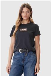 ΓΥΝΑΙΚΕΙΟ T-SHIRT ΜΕ LOGO PRINT STANDARD FIT ''THE PERFECT TEE'' - A20860425 ΜΑΥΡΟ LEVIS