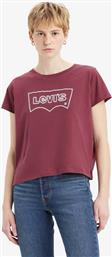 ΓΥΝΑΙΚΕΙΟ T-SHIRT ΜΕ ΛΟΓΟΤΥΠΟ RELAXED FIT '' GRAPHIC BOXY'' - A88040021 ΜΠΟΡΝΤΟ LEVIS