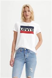 ΓΥΝΑΙΚΕΙΟ T-SHIRT ΜΟΝΟΧΡΩΜΟ ''PERFECT GRAPHIC'' - 173690297 ΛΕΥΚΟ LEVIS