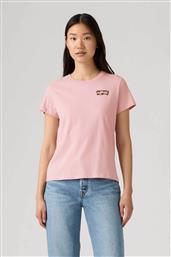 ΓΥΝΑΙΚΕΙΟ T-SHIRT ΜΟΝΟΧΡΩΜΟ ''PERFECT TEE'' - 173693188 ΡΟΖ LEVIS
