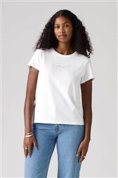ΓΥΝΑΙΚΕΙΟ T-SHIRT ΜΟΝΟΧΡΩΜΟ ''PERFECT TEE'' - 173693271 ΛΕΥΚΟ LEVIS