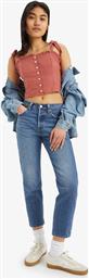 ΓΥΝΑΙΚΕΙΟ ΤΖΙΝ ΠΑΝΤΕΛΟΝΙ ΨΗΛΟΜΕΣΟ CROPPED ''501'' - 362000335 DENIM BLUE LEVIS