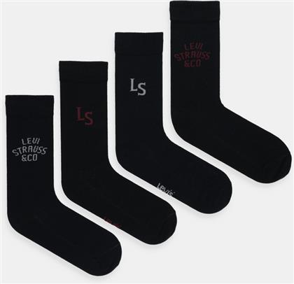ΚΑΛΤΣΕΣ 4-PACK ΧΡΩΜΑ: ΜΑΥΡΟ, 37157-1306 LEVIS