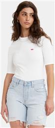 LUCA SLIM TEE WHITE + RIB (9000222799-26106) LEVIS