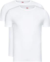 ΣΕΤ 2 T-SHIRTS 905055001 ΛΕΥΚΟ REGULAR FIT LEVIS από το MODIVO