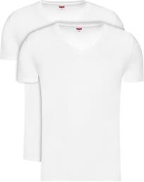 ΣΕΤ 2 T-SHIRTS 905056001 ΛΕΥΚΟ REGULAR FIT LEVIS