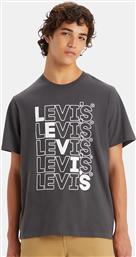 SS RELAXED FIT TEE BLACKS (9000171614-74491) LEVIS από το COSMOSSPORT