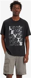 T-SHIRT 16143-1240 ΜΑΥΡΟ RELAXED FIT LEVIS