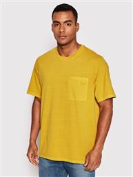 T-SHIRT EASY POCKET A3697-0001 ΚΙΤΡΙΝΟ RELAXED FIT LEVIS από το MODIVO