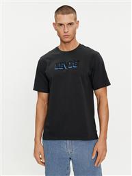 T-SHIRT GRAPHIC 16143-1247 ΜΑΥΡΟ RELAXED FIT LEVIS από το MODIVO