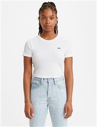 T-SHIRT RIBBED BABY 37697-0000 ΛΕΥΚΟ CLASSIC FIT LEVIS από το MODIVO
