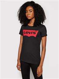 T-SHIRT THE PERFECT GRAPHIC TEE 17369-0201 ΜΑΥΡΟ REGULAR FIT LEVIS
