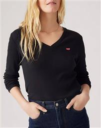 ESSENTIAL HM LS VNECK LEVIS