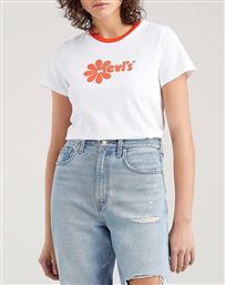 GRAPHIC JORDIE TEE SHIRT POSTER A0458-0052-0052 WHITE LEVIS