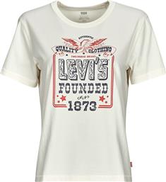 T-SHIRT ΜΕ ΚΟΝΤΑ ΜΑΝΙΚΙΑ GRAPHIC ICONIC TEE LEVIS