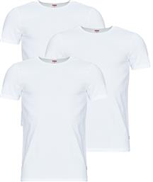 T-SHIRT ΜΕ ΚΟΝΤΑ ΜΑΝΙΚΙΑ SOLID CREW ECOM PACK DE 3 LEVIS