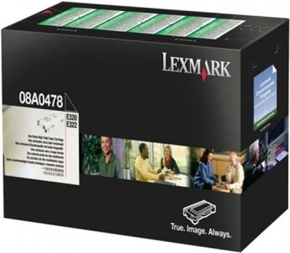 TONER E-320/E-322 08A0478 - BLACK LEXMARK