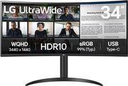 ΟΘΟΝΗ 34WR55QK-B 34'' CURVED ULTRA WIDE QHD 100HZ BLACK LG