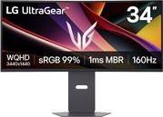 ΟΘΟΝΗ ULTRAGEAR 34G600A-B 34'' CURVED WQHD 160HZ BLACK LG