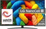 TV 55NANO81A3A 55'' ULTRA HD 4K NANOCELL AI HDR SMART 2025 LG