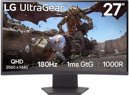 ULTRAGEAR 27GS60QC-B GAMING MONITOR 27 QHD VA CURVED 180HZ 1MS LG