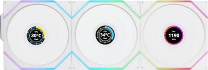 CASE FAN LIAN-LI UNI FAN TL WIRELESS LCD 120 REVERSE 120MM RGB - ΛΕΥΚΟ LIAN LI