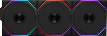 ΣΕΤ ΑΝΕΜΙΣΤΗΡΩΝ UNI FAN TL-LCD WIRELESS REVERSE 120MM - ΜΑΥΡΟ LIAN LI