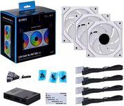 UNI FAN INFINITY SL- 120 -3PCS REVERSE WHITE (TRIPLE PACK INCLUDE CONTROLLER) - CASE FAN LIAN LI