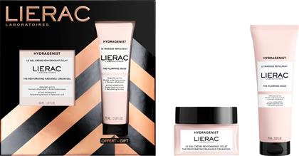 PORMO HYDRAGENIST THE REHYDRATING RADIANCE CREAM-GEL 50ML & ΔΩΡΟ THE PLUMPING MASK 75ML LIERAC