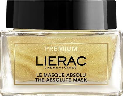 PREMIUM THE ABSOLUTE ANTI AGE FACE MASK ΜΑΣΚΑ ΠΡΟΣΩΠΟΥ ΑΠΟΛΥΤΗΣ ΑΝΤΙΓΗΡΑΝΣΗΣ ΓΙΑ ΕΠΙΔΕΡΜΙΔΑ ΓΕΜΑΤΗ ΖΩΝΤΑΝΙΑ, ΕΛΑΣΤΙΚΟΤΗΤΑ & ΛΑΜΨΗ 50ML LIERAC