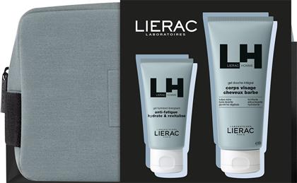 PROMO HOMME ANTI-FATIGUE HYDRATE & REVITALIZE GEL 50ML & SHOWER GEL 200ML & ΔΩΡΟ ΝΕΣΕΣΕΡ 1 ΤΕΜΑΧΙΟ LIERAC