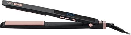 221-0310 FANCY HAIR STRAIGHTENER ΠΡΕΣΑ ΜΑΛΛΙΩΝ ΜΕ ΚΕΡΑΜΙΚΕΣ ΠΛΑΚΕΣ 52W, ΜΑΥΡΗ ΔΕΛΤΑ LIFE