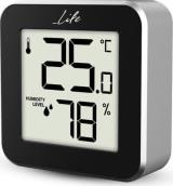 ALU MINI ΨΗΦΙΑΚΟ ΘΕΡΜΟΜΕΤΡΟ/ ΥΓΡΟΜΕΤΡΟ 221-0118 ΔΕΛΤΑ LIFE