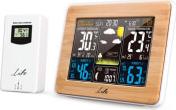 RAINFOREST BAMBOO EDITION WEATHER STATION WITH WIRELESS OUTDOOR SENSOR AND ALARM/CLOCK ΔΕΛΤΑ LIFE