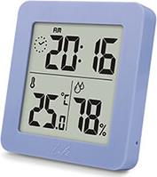 SUPERHERO HYGROMETER & THERMOMETER WITH CLOCK BLUE ΔΕΛΤΑ LIFE