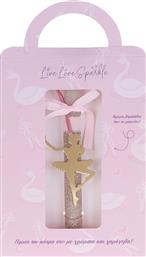 ΛΑΜΠΑΔΑ PLEXI ΚΑΘΡΕΠΤΗ ΜΠΑΛΑΡΙΝΑ 10CM (ML25008) LIVE LOVE SPARKLE