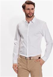 ΠΟΥΚΑΜΙΣΟ 30-203172 ΛΕΥΚΟ SLIM FIT LINDBERGH