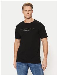 T-SHIRT 30-400200 ΜΑΥΡΟ RELAXED FIT LINDBERGH